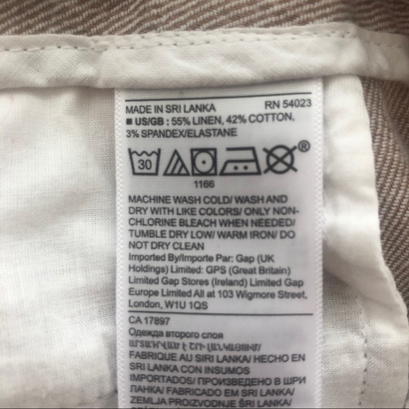 Banana Republic Petite Slim Wide-Leg Crop Pant - Picture 7 of 7